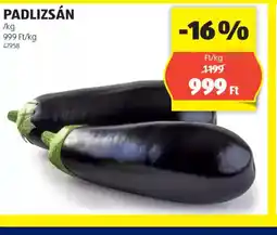 ALDI Padlizsán ajánlat