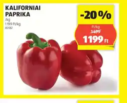 ALDI Kaliforniai Paprika ajánlat