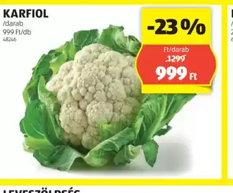 ALDI Karfiol ajánlat