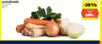 ALDI Leveszöldség ajánlat