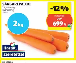 ALDI Sárgarépa XXL ajánlat