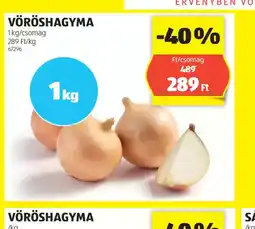 ALDI Vöröshagyma ajánlat