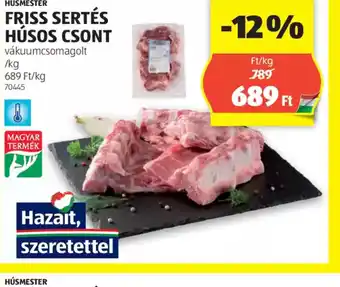 ALDI Friss Sertés Húsos Csont ajánlat