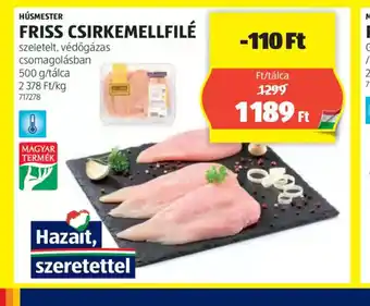 ALDI Húsmester Friss Csirkemellfilé ajánlat