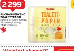 Auchan Auchan Kedvenc Toalettpapír ajánlat