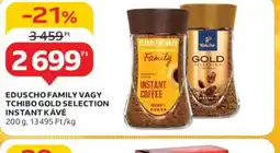 Auchan Eduscho Family vagy Tchibo Gold Selection Instant Kávé ajánlat