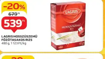 Auchan Lagris Hosszúszemű Főzőtasakos Rizs ajánlat