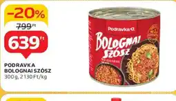 Auchan Podravka Bolognese Szsz ajánlat