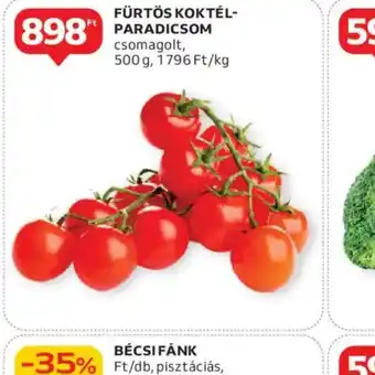 Auchan Fürtös koktél paradicsom ajánlat