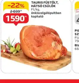 Auchan Tauris füstölt, háts csülök ajánlat