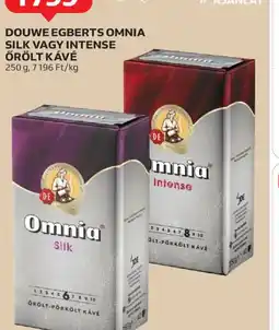 Auchan Douwe Egberts Omnia Silk vagy Intense őrölt kávé ajánlat