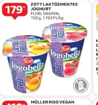 Auchan Zott laktzmentes joghurt ajánlat