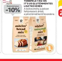 Auchan Többféle 1 kg-os liszt, gluténmentes ajánlat