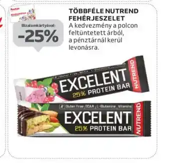 Auchan Többféle Nutrend Fehérjeszelet ajánlat