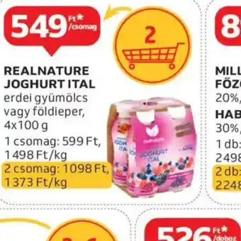 Auchan RealNature Joghurt Ital ajánlat