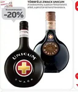 Auchan Többféle Zwack Unicum ajánlat