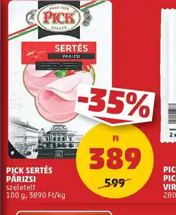 PENNY PICK Sertés Párizsi ajánlat