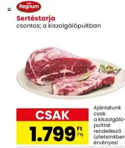 Spar Market Sertéstarja ajánlat