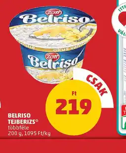 PENNY Belriso Tejfériz ajánlat