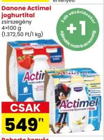 Spar Market Danone Actimel joghurtital ajánlat