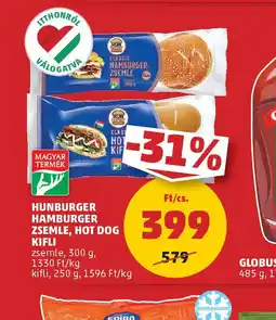 PENNY Hunburger Hamburger Zsemlé, Hot Dog Kifli ajánlat