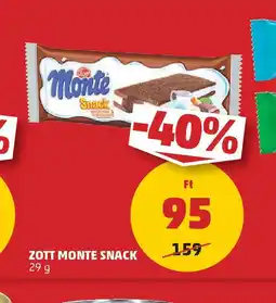 PENNY Zott Monte Snack ajánlat