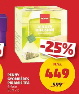 PENNY Penny Gyömbéres piramis tea ajánlat