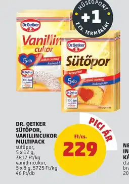 PENNY Dr.Oetker Süröpor vanillinsukor multipack ajánlat