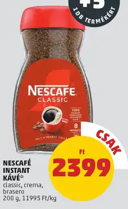 PENNY Nescafé instant kávé ajánlat