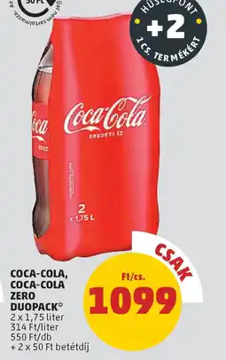 PENNY Coca-Cola, Coca-Cola zero ajánlat