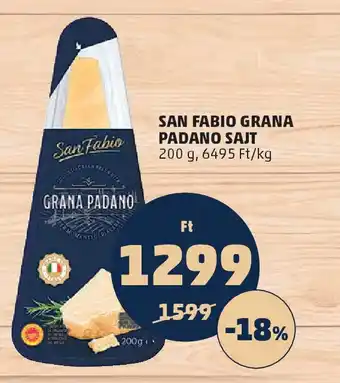 PENNY San Fabio Grana Padano sajt ajánlat