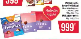 Coop Milka praliné krémtöltelékkel ajánlat