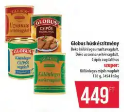 Coop Globus húskészítmény ajánlat