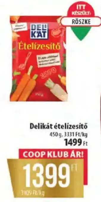 Coop Delikát ételízesítő ajánlat