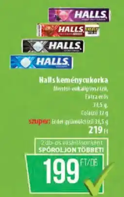 Coop Halls keménycukorka ajánlat