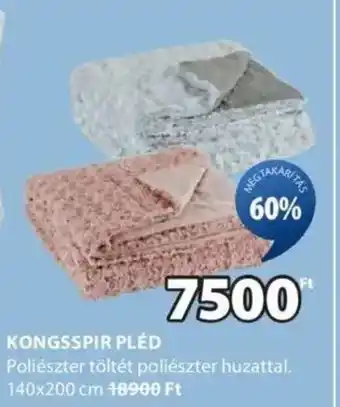 JYSK Kongsspir pléd ajánlat