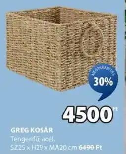 JYSK Greg kosár ajánlat