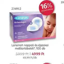 Rossmann Lansinoh Nappali és Éjszakai Melltartbetét ajánlat