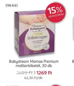 Rossmann BabyDream Mamas Premium Melltartbetét ajánlat