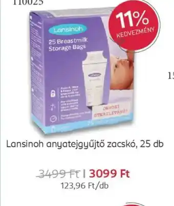 Rossmann Lansinoh anyatejgyűjtő zacsk ajánlat