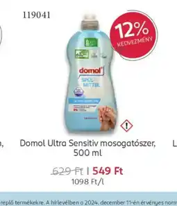 Rossmann Domol Ultra Sensitiv mosogatszer ajánlat