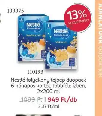 Rossmann Nestlé folyékony tejpép duopack ajánlat