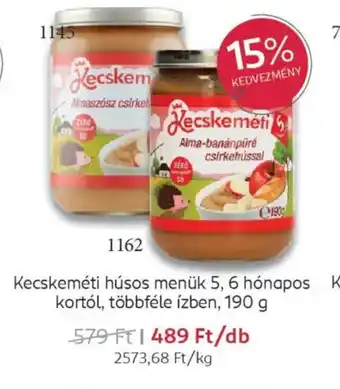 Rossmann Kecskeméti húsos menük ajánlat