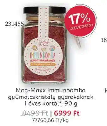 Rossmann Mag-Maxx Immunbomba gyümölcs kristály ajánlat