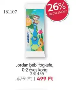 Rossmann Jordan bébi fogkefe ajánlat