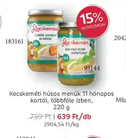 Rossmann Kecskeméti húsos menük ajánlat