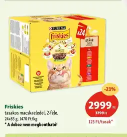 Fressnapf Friskies Tasakos Macskaeledel ajánlat