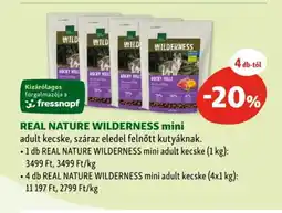 Fressnapf Real Nature Wilderness mini adult kecske ajánlat