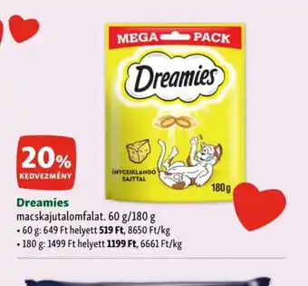 Fressnapf Dreamies macskajutalomfalat ajánlat