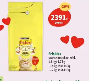 Fressnapf Friskies száraz macskaeledel ajánlat